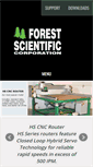 Mobile Screenshot of forestscientific.com